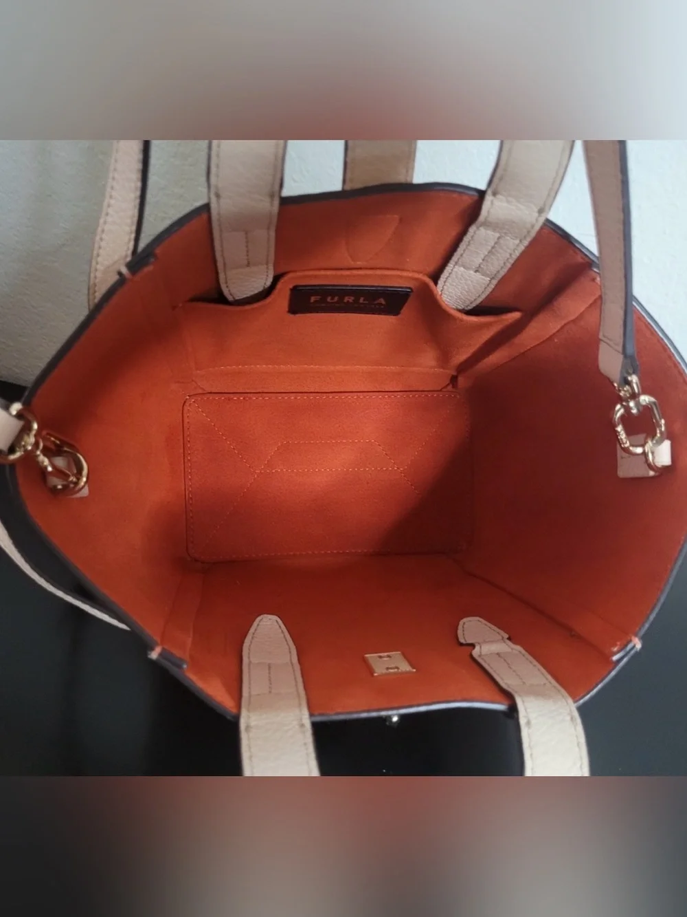 Furla Leather Butterfly Mini Tote Crossbody Bag - Picture 14 of 16